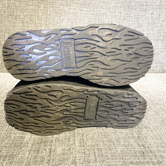 Demonia Womens Heart Strap Silver Platform Boots - Picture 8 of 8